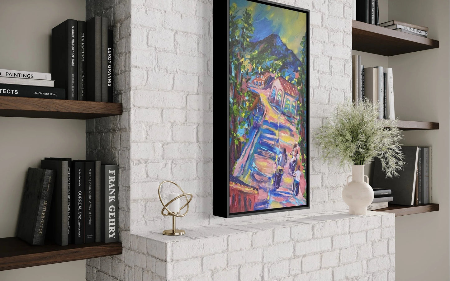 32x16 Framed All Roads Lead to the Depot